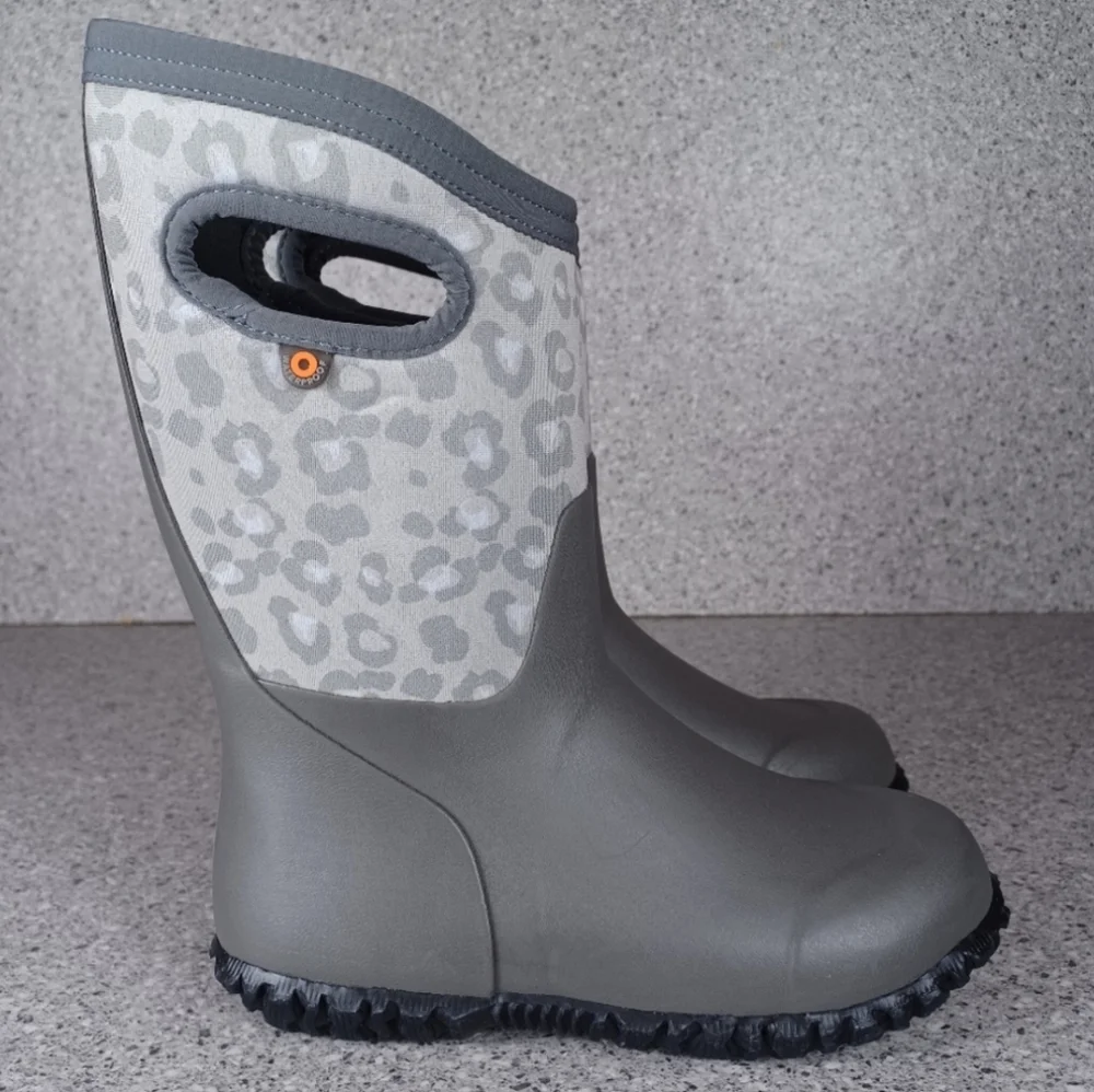 BOGS Durham Leopard Toddler Boots Waterproof Gorpcore Outdoor Muck Urban Tech